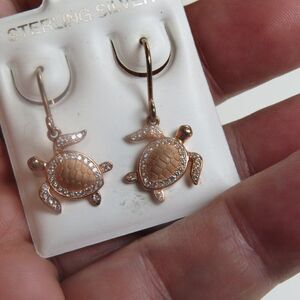 14k Sterling Silver Earring Hand Crafted